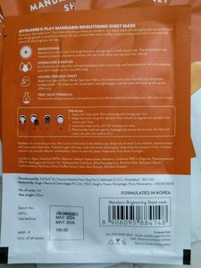 Myglamm Kplay Sheet Mask One
