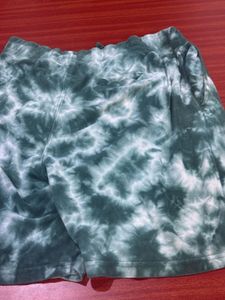 Tie Dye Smiley Face Shorts