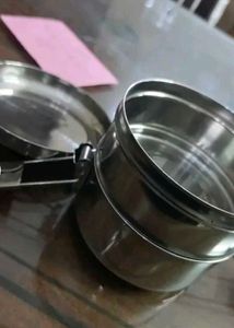 Brand New 2 Tier Steel Tiffin Box