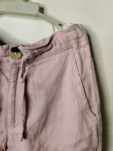 Pink Casual Pants