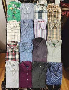 Urgent Sell Men 16 Branded Shirts Combo #1