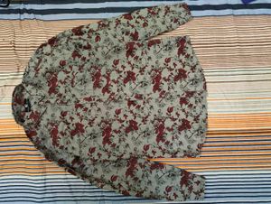 Floral Button-Down Shirt