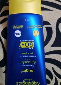 Aqualogica Bright+ Tone-Up Sunscreen SPF 50+