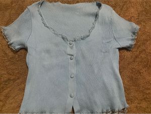 Cute Light Blue Top