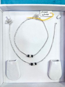 Pure Silver Anklets 🧿