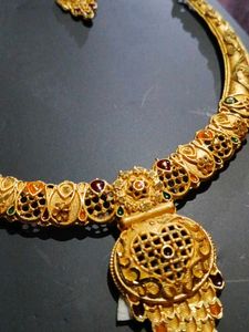 Anokhi K Jewellers Gold Necklace Set
