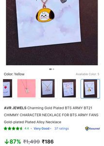 Cute Chimmy Necklace With Small Tops