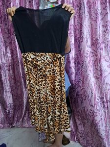 Leopard Print Party Dress