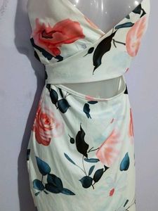 FLORAL BODYCON