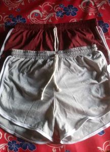 Cute Two-Tone Shorts