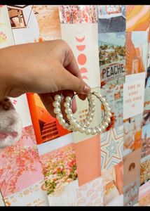 Pretty Pearl Hoops From h&amp;M