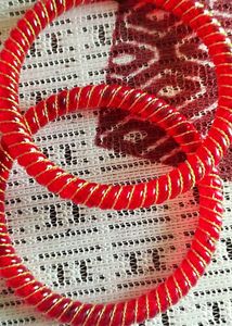 Combo Bangles Red And Green