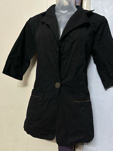 Pintrest Designer black formal coat