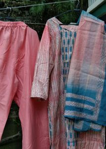 Elegant Pink Kurta Set