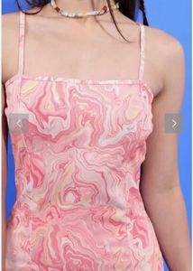 Pink Swirl Mini Dress