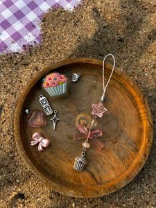 Pink Phone Charm (Cupcake)