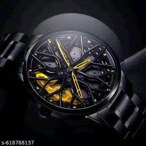 Wheel spining watch for men