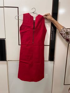 Chic Red Bodycon Dress