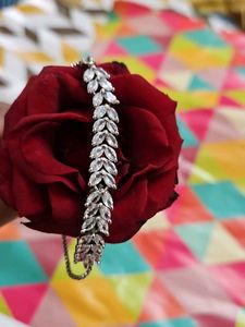 Set Of 2 Sparkling Crystal Ad Bracelet @99/- Only