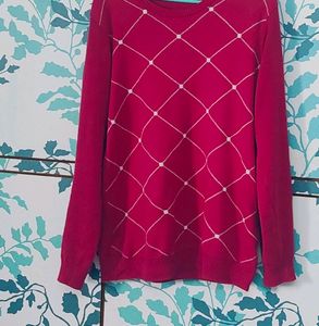 Pink Checked Pullover 🌸(Pinterest Inspired)🎀