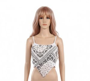 Bandana Print Crop Top