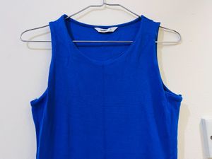 Blue Midi Bodycon Dress