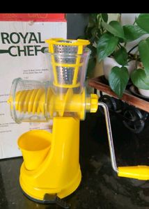 Yellow Manual Juicer