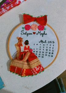 Customize Wedding Hoop Embroidery Gift