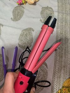 Hair Straightener &amp; Curling Iron Set