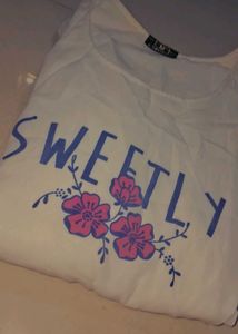 Cute &#39;Sweetly&#39; Graphic Tee