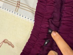 Meena Bazaar Purple Co Ord Set With
