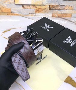 LV &amp; ARMANI PREMIUM QUALITY MENS BELT WD BOX
