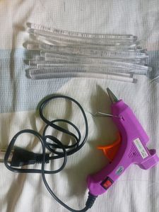 NEW HOT GLUE GUN WITH STICKS