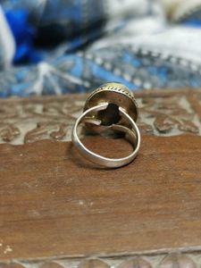 92.5 Pure Silver Vintage Labrodite Ring