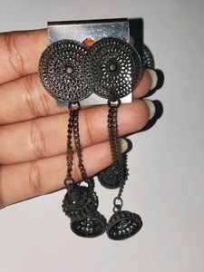 Boho Jhumka Earrings