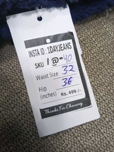 I@40 Size-32 Slim Jeans