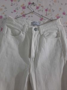 White Wide Leg Jeans