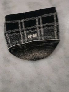 Vintage Black Plaid Beanie