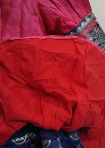 Elegant Ethnic Lahenga with Blouse Maggam Work