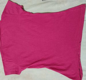 Cute Girls&#39; Pink T-Shirt