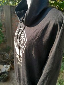 Black Graphic Hoodie