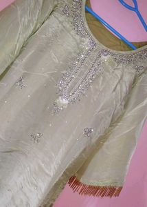 Light Green Embellished Salwar Suit