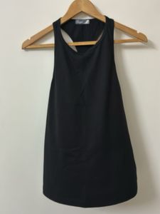 Black Racerback Tank Top