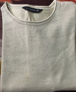 Elegant Beige Knit Sweater