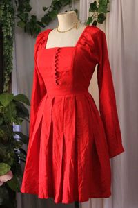 Retro Red Mini Dress