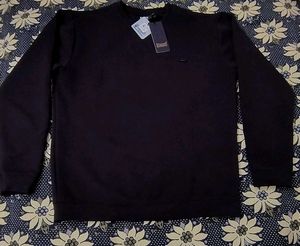 Most Premium Limtd Edition Black Ribbed Sweatshirt
