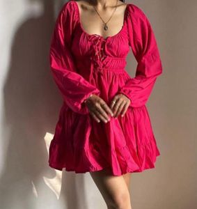 Pink Tiered Mini Dress