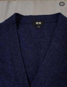 Blue Uniqlo Cardigan