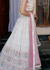 Beautiful Of White Lehenga