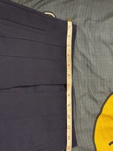 Navy Blue High-Waisted Pants